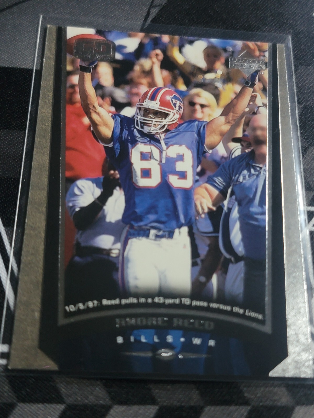 ANDRE REED 1998 Upper Deck Game Dated #67.  BILLS