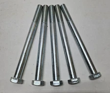 MidWest Fastener 5/8"-18 x 7 1/2" Fine Grade 5 Hex Cap Screw Zinc (Lot of 5)