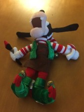 Disney Theme Park Edition 2002 Christmas Goofy Bean Bag Plush