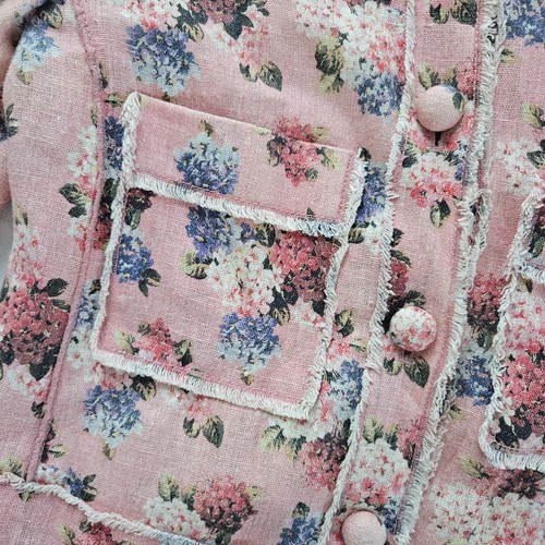 D&G Pink Floral Print Jacket - Picture 5 of 9