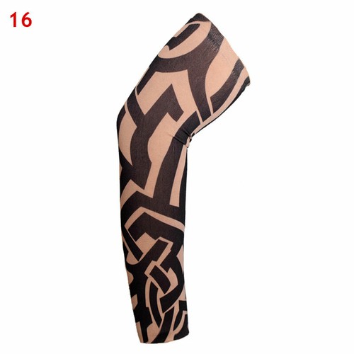 Tatuaggio Maniche Uomo Donna Nylon Temporaneo Finto Tatoo Completo Braccio Calze - Imagen 47 de 54