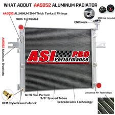 4-Rows Aluminum Radiator For 1999-2005 2002 JEEP GRAND CHEROKEE WJ WG 4.7L MT