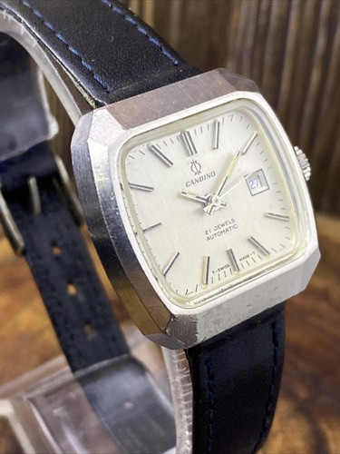 VINTAGE RARE NICE WOMEN SWISS AUTOMATIC WATCH "CANDINO" 21 JEWELS #1108 - Picture 4 of 12