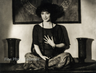 1922 MAE BUSCH Movie Actress - CLARENCE BULL Film Cinema Tritone Photo Engraving