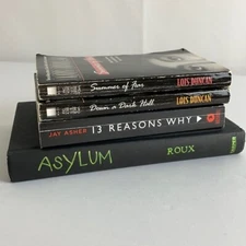 Book Bundle Young Adult Asylum, 13 Reasons Why, & 2 Lois Duncan Bundle