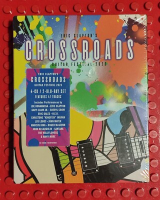 Eric Clapton s Crossroads Guitar Festival 2023 4 CD + 2 Blu-Ray Box VERSIEGELT Neu