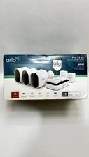 Arlo Pro 5S 2K Security Bundle with 3 Wireless Spotlight Cameras - White..