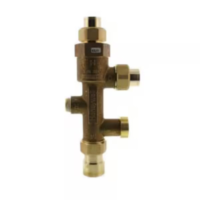 Honeywell AMX101-US-1 3/4 in. Union Sweat Lead Free Thermostatic Mixing Valve
