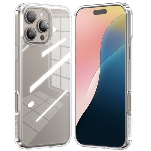 iPhone 16/16 Pro Max Clear Case- Transparent Silicone Cover,Slim & Protective US - Picture 51 of 62