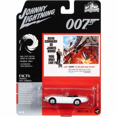Neues Johnny Lightning 1967 Toyota 2000GT Diecast Modell - James Bond - JLPC0024