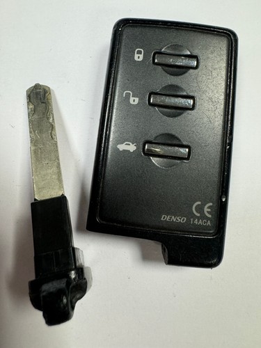 GENUINE SUBARU 3 BUTTON REMOTE SMART KEY FOB TESTED & WORKING DENSO 14ACA - Picture 3 of 4