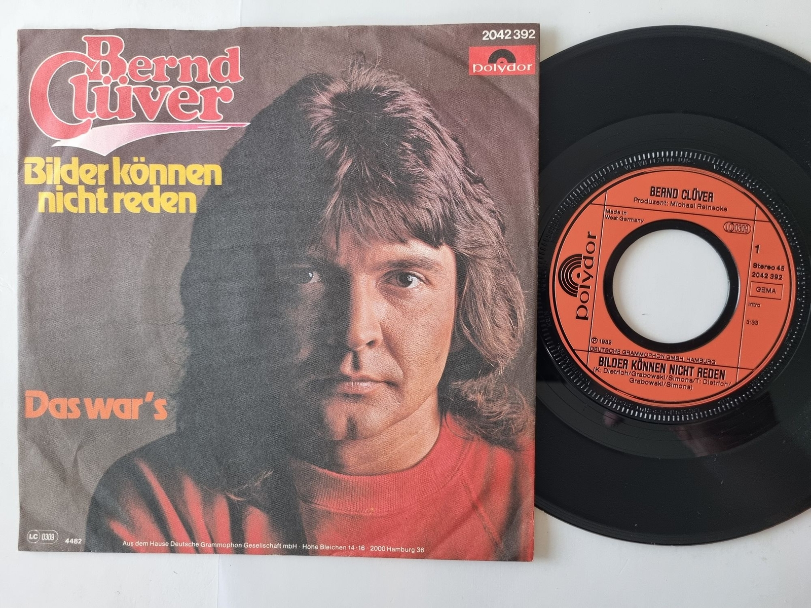 Bernd Clüver - Bilder können nicht reden 7'' Vinyl Germany