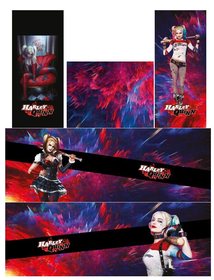Sticker Harley Quinn pour Pincab et Flipper - Autocollant Déco Vinyle