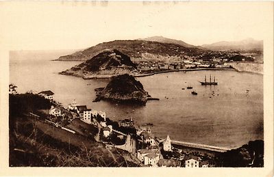 AK Spanien SAN SEBASTIAN - Blick vom Monte Igueldo (303941)