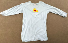 Vintage Disney Store Winnie The Pooh Long T-Shirt Pajama Top 3/4 Sleeve L/XL HTF