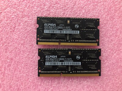 ELPIDA EBJ41UF8BDU5-GN-F 4GB 2Rx8 PC3-12800S Memory