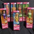 Nib Lot of 7 Sun Jewel Barbie Dolls- Barbie Ken Skipper Kira Teresa Shani Steven