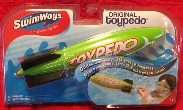 SwimWays Original Toypedo 2004 Glides up to 40 Feet - Blue for sale online | eBay