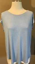 Loft Size S Light Blue Quiet Luxury Jersey T Shirt Top