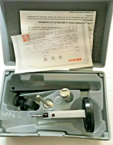 Mitutoyo 513-453 .008" Travel "Quick Set" Vertical Dial Test Indicator
