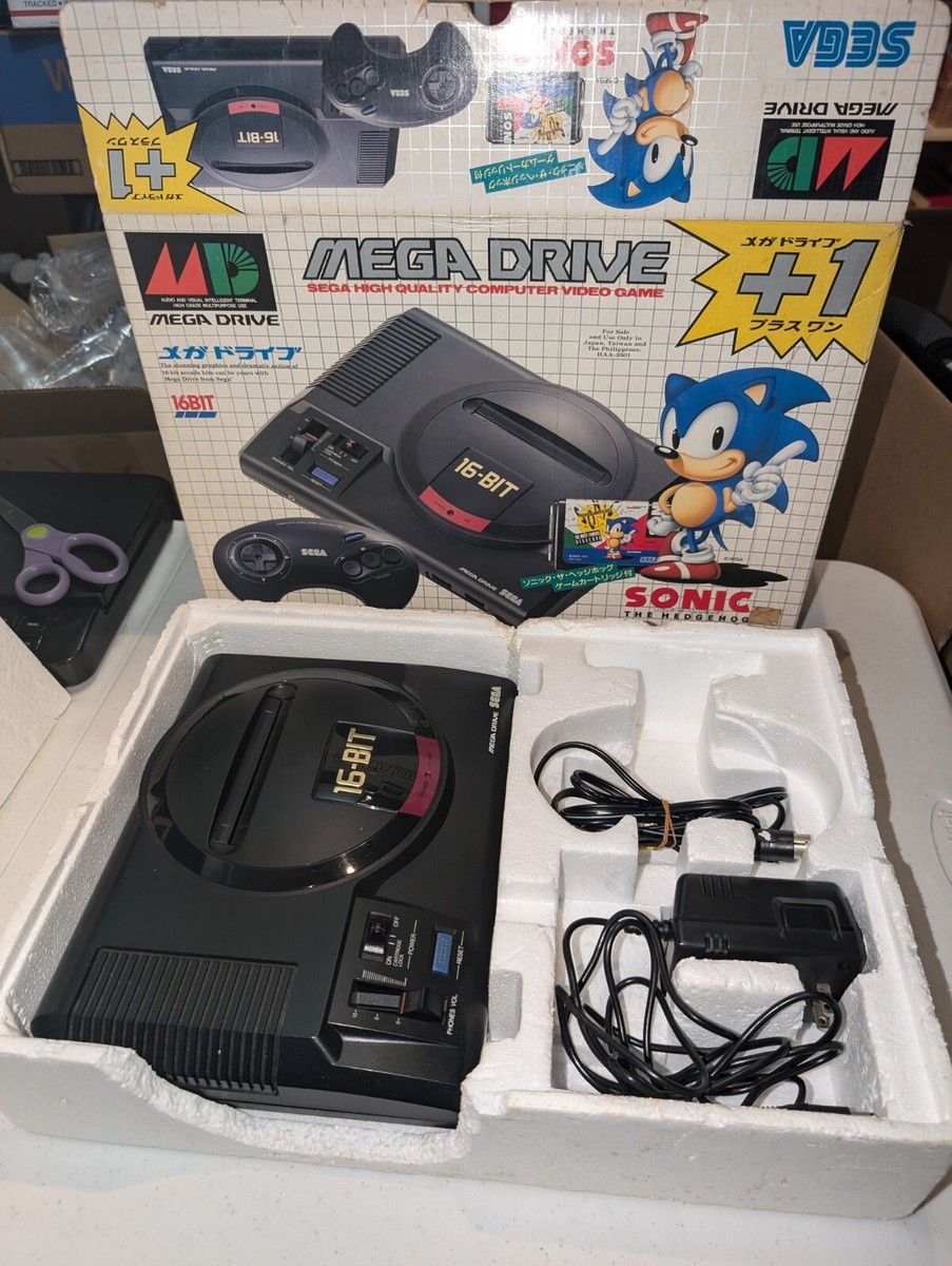 Sega Mega Drive + Mega CD 2 (Japanese Sega Genesis + Sega CD Sega Mega Drive + Mega CD 2 (Japanese Sega Genesis + Sega CD
