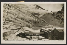 Gerona. NURIA. The Snow Plow Machine In Action.