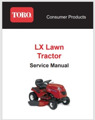 Toro LX 420 Lawn Tractor Service manual 236 pages