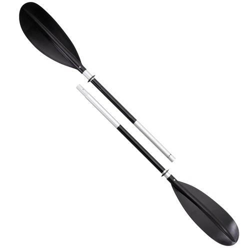 2 Piece Kayak Paddle - Bluewave - Lightweight Aluminium Adjustable Angle Paddles