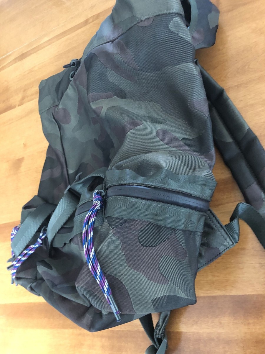 Rebecca Minkoff Downtown Military Backpack Bag Purse Nylon  display picture 3