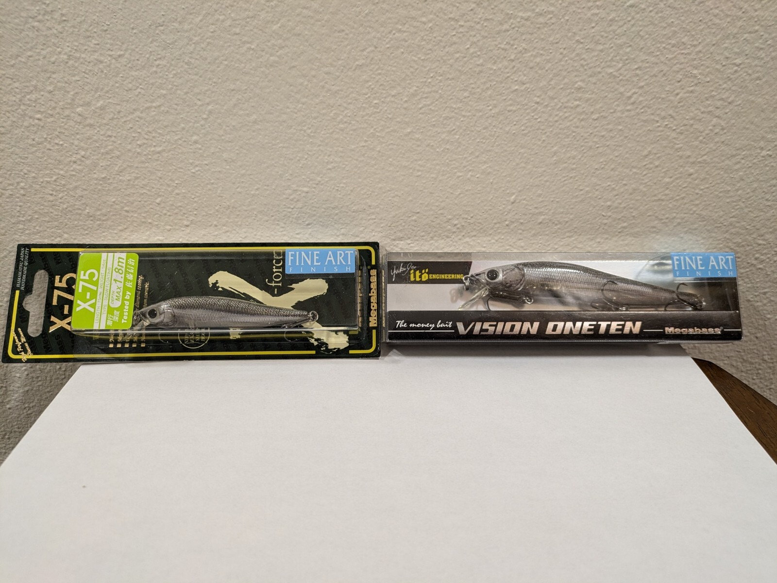 Megabass Vision 110 & X-75 Nanahan Combo SP-C FA Shirauo-image