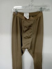 Level 2 Cold Weather Bottoms Grid Waffle Fleece Pants Small Regular EUC Coyote