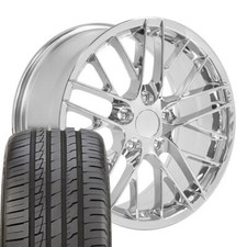 Oew Fits 18x8.5 Wheels Tires Corvette C6 Zr1 Chrome Rims Wironman 5402