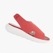 NEW GEOX SPHERICA EC5 Red Comfort Sandals 7.5