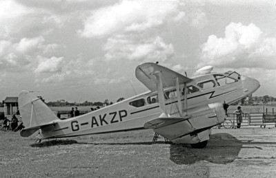 DE HAVILLAND D.H.  89 DRAGON RAPIDE. Transportflugzeug. Modellbauplan
