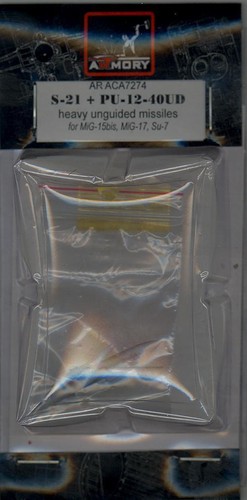 Armory Models 1/72 S-21 HEAVY UNGUIDED MISSILES with PU-12UD RACK Resin & PE Set - Picture 2 of 2