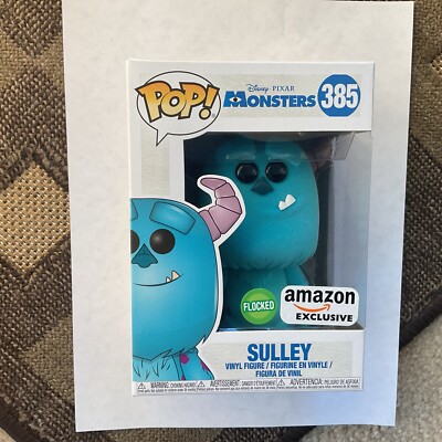 Funko Pop! Disney Pixar Monsters Inc. Sulley # 385 Flocked Amazon Exclusive NEW