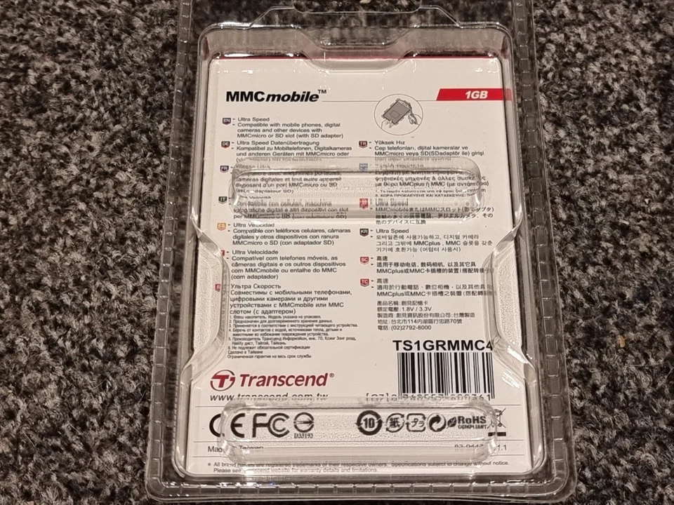 1GB MMC MOBILE MEMORY CARD + USB MULTI READER NEW! Reduced Size Nokia N-Gage QD - Image 3 of 4