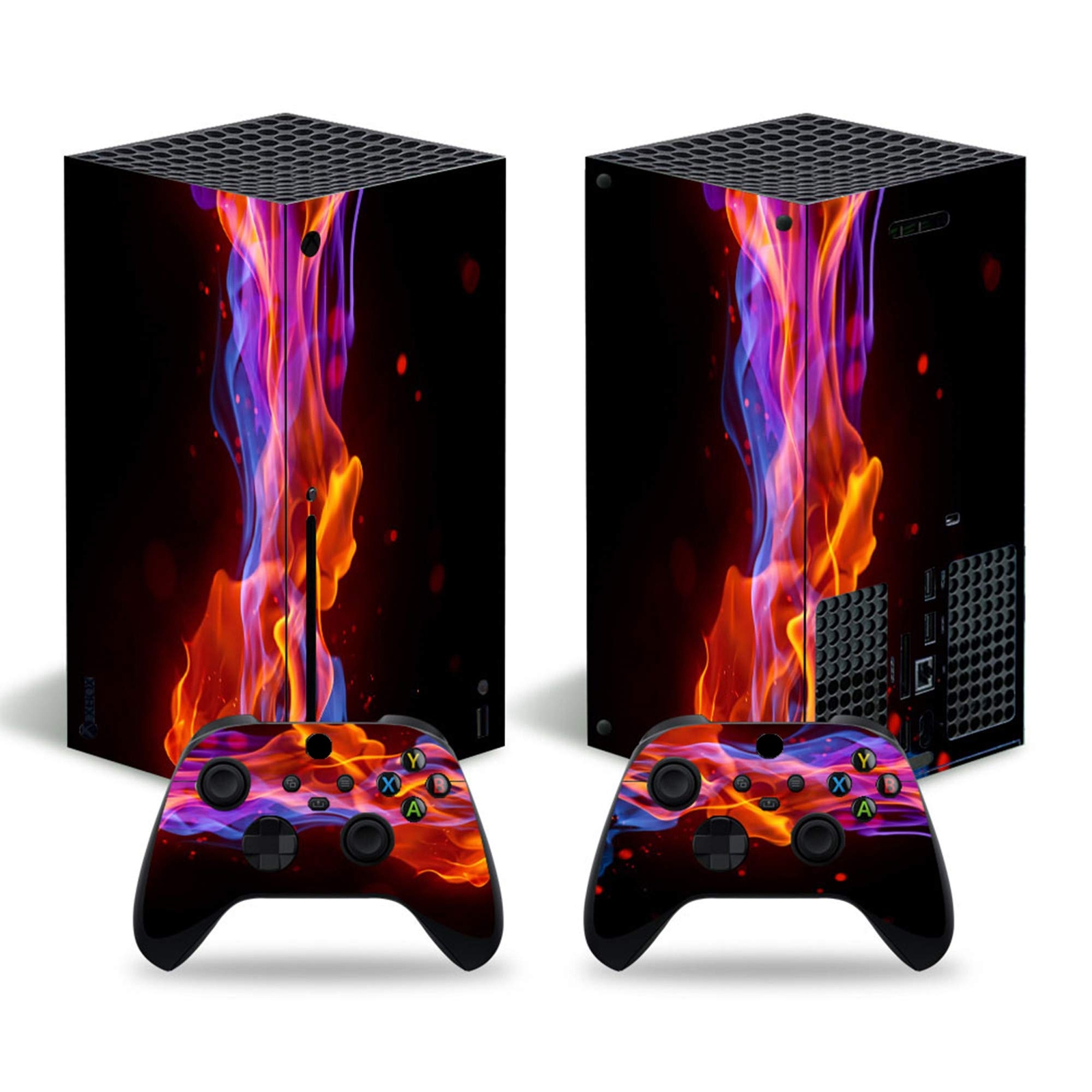 Xbox Series X Stickers Full Body Vinyl Skin Decal Protective Cover for Micros...-image
