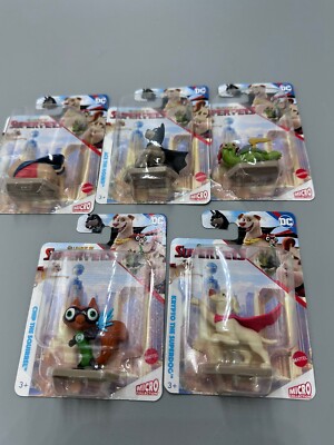 MATTEL SUPER PETS MICRO COLLECTION FIGURES  COLLECTIBLES Lot Of 5