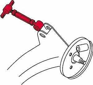 SPC Performance para 88-00 Honda Civic/90-01 Acura Integra brazo trasero EZ XR Adjusta Foto 2 de 3