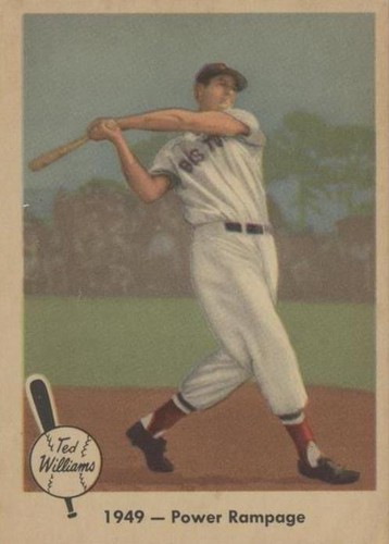 VINTAGE 1959 Fleer TED WILLIAMS - 1958 - 6th BATTING TITLE FOR TED