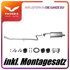 Mazda 2 1.3 (2007-2014) Fließheck Auspuffanlage Mittelrohr+Endschalldämpfer