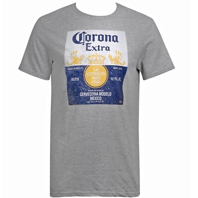 Corona Extra Graphic Print Men's T-Shirt NWT