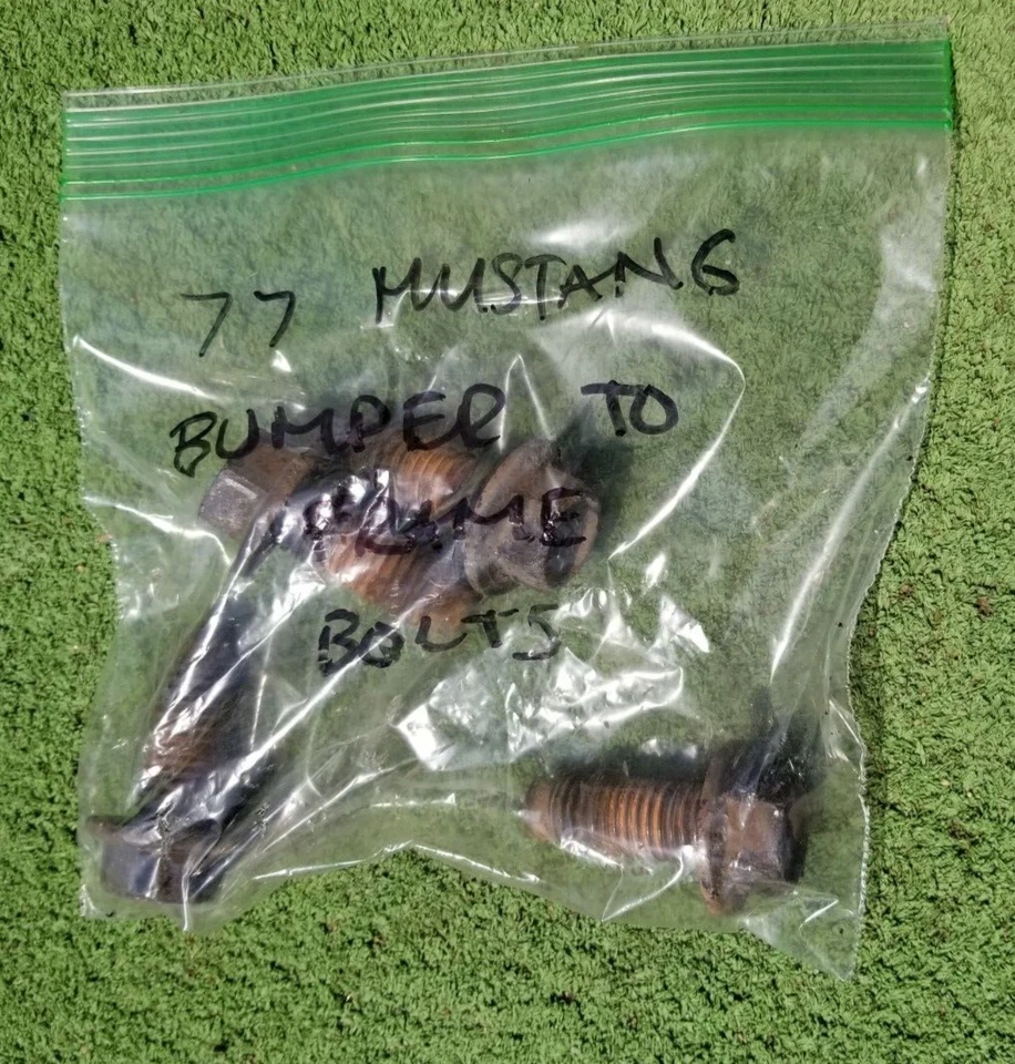 Amortiguadores parachoques delanteros Mustang II King Cobra 2 1974-78 Ford 74 75 76 78 1978 Foto 3 de 4