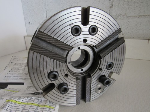 Gamet 215mm 8-1/2" CNC Lathe Hydraulic Chuck A2-6 3 Jaw Kitagawa BB208 SMW - Picture 2 of 12