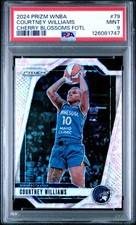 2024 PANINI PRIZM WNBA CHERRY BLOSSOMS FOTL #79 COURTNEY WILLIAMS 15/20 PSA 9