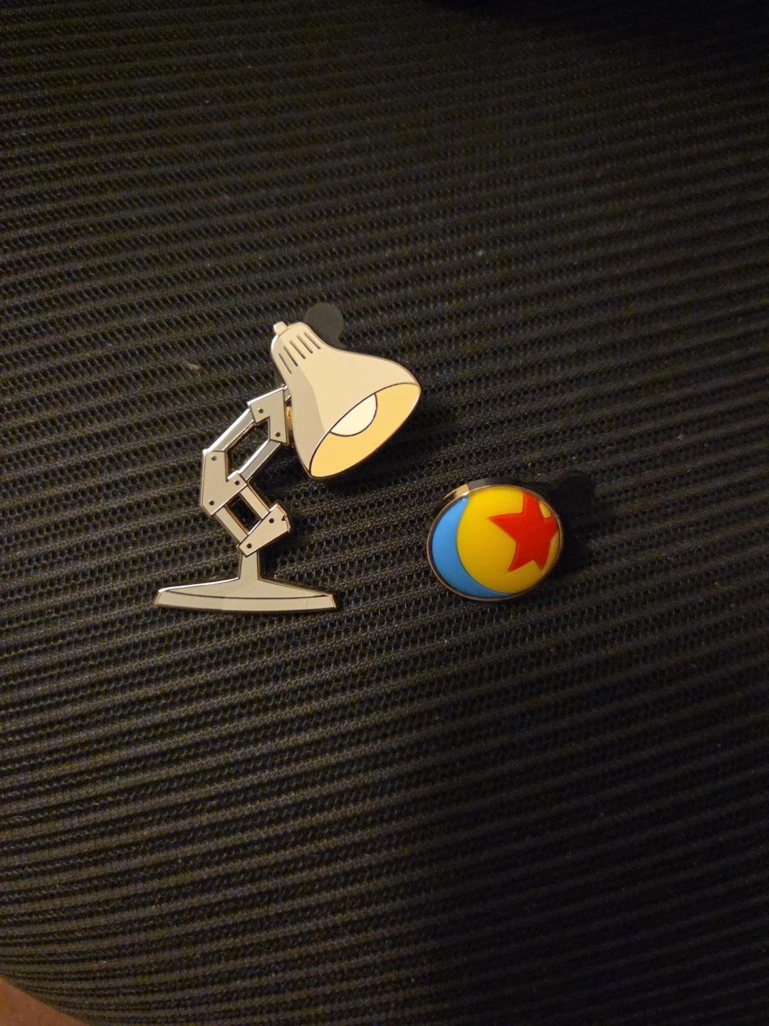 Disney Pixar Luxo Jr. And Pixar Ball Pin Set of 2 Pins
