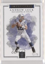 2017 Panini Impeccable 72/75 Andrew Luck #7 fm1