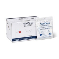 Innovative Healthcare 106200 IHC Nitriderm Nitrile Gloves Sterile Medium 50 Pair
