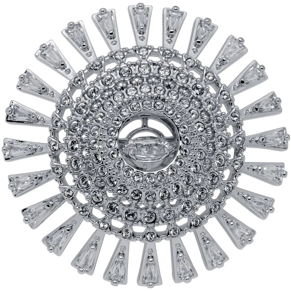 Anillo para mujer Swarovski brillante baile corte pera cóctel, talla 5,75 5572512